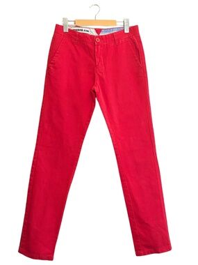 Hypercrush Red Cotton Straight Leg Slim Chino Pants – Size 29x30 Like New